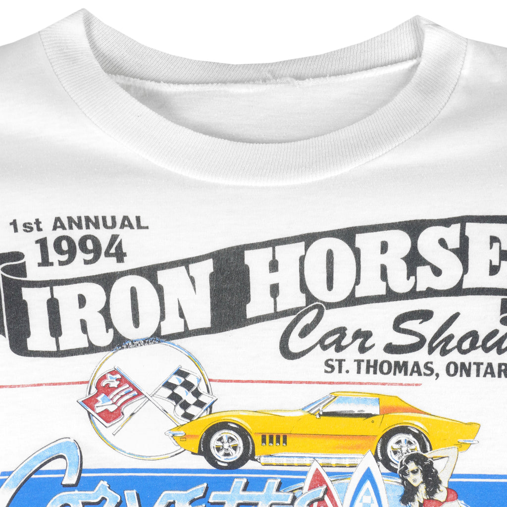 Vintage - Chevrolet Iron Horse Car Show T-Shirt 1994 Large Vintage Retro