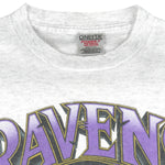 NFL (Oneita) - Super Bowl XXIII Ravens VS Raiders Signatures T-Shirt 1996 Large Vintage Retro Footbal