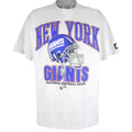 Starter - New York Giants Helmet Single Stitch T-Shirt 1995 Large Vintage Retro Football