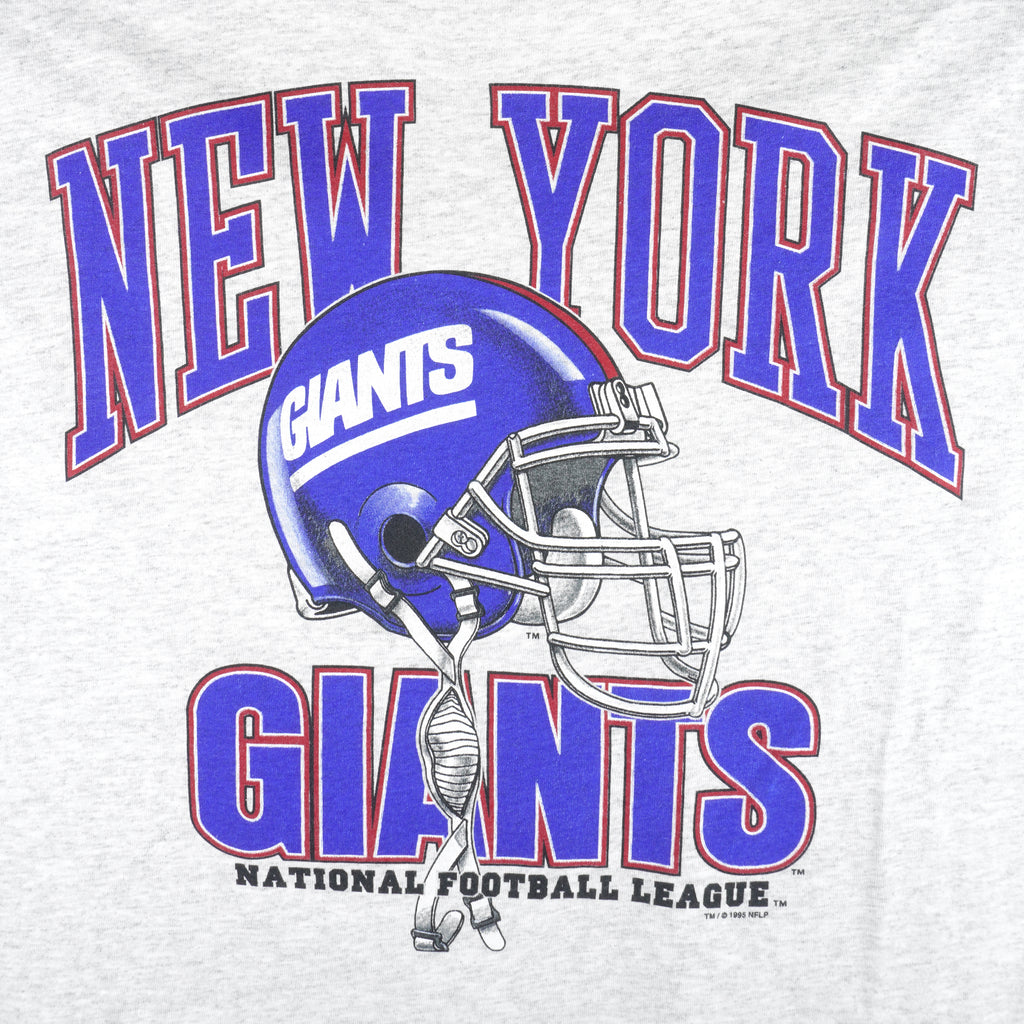 Starter - New York Giants Helmet Single Stitch T-Shirt 1995 Large Vintage Retro Football