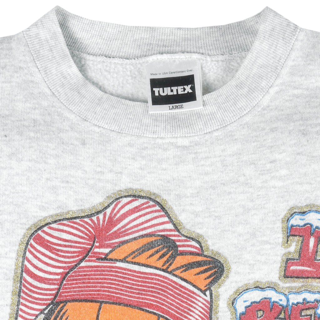 Vintage (Tultex) - Garfield I Been Good Crew Neck Sweatshirt 1990s Large Vintage Retro