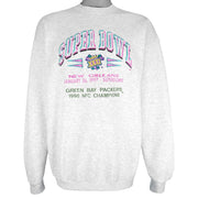 NFL (Logo 7) - Green Bay Packers Super Bowl XXXI Sweatshirt 1997 X-Large Vintage Retro Football