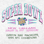 NFL (Logo 7) - Green Bay Packers Super Bowl XXXI Sweatshirt 1997 X-Large Vintage Retro Football