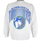 NBA (Jostens) - Minnesota Timberwolves Crew Neck Sweatshirt 1990s Large Vintage Retro Basketball