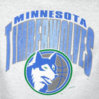 NBA (Jostens) - Minnesota Timberwolves Crew Neck Sweatshirt 1990s Large Vintage Retro Basketball