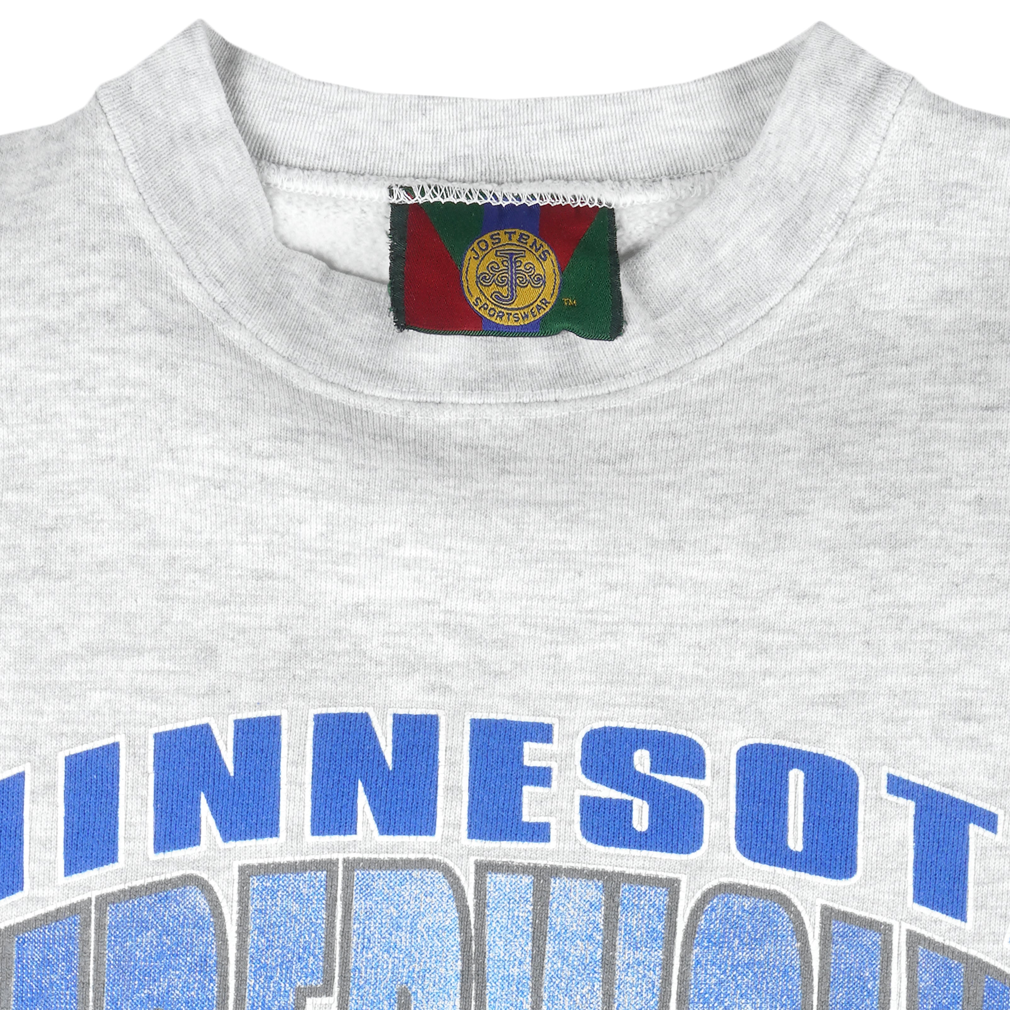 NBA (Jostens) - Minnesota Timberwolves Crew Neck Sweatshirt 1990s Large Vintage Retro Basketball