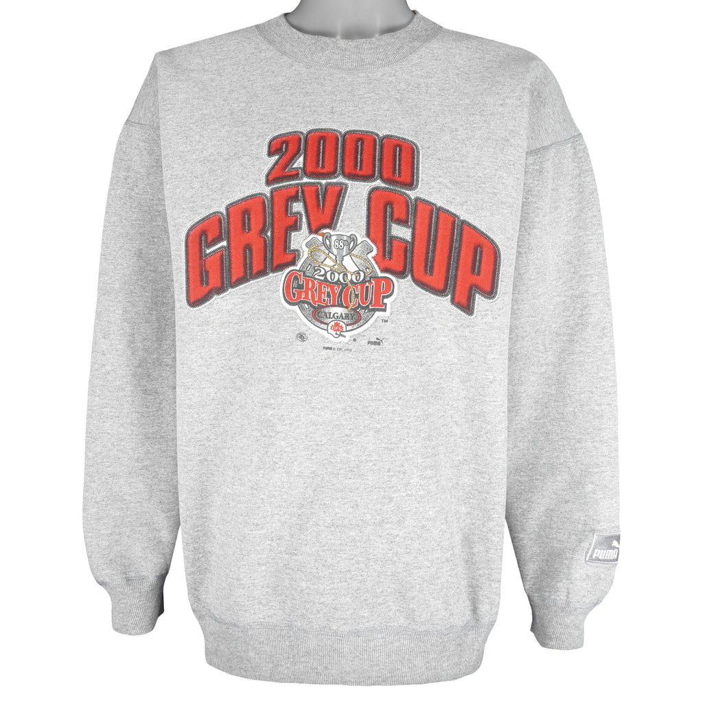 Puma - Calgary Grey Cup 88th Crew Neck Sweatshirt 2000 Large Vintage Retro Football