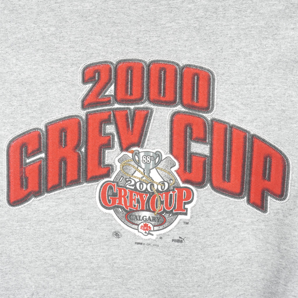 Puma - Calgary Grey Cup 88th Crew Neck Sweatshirt 2000 Large Vintage Retro Football