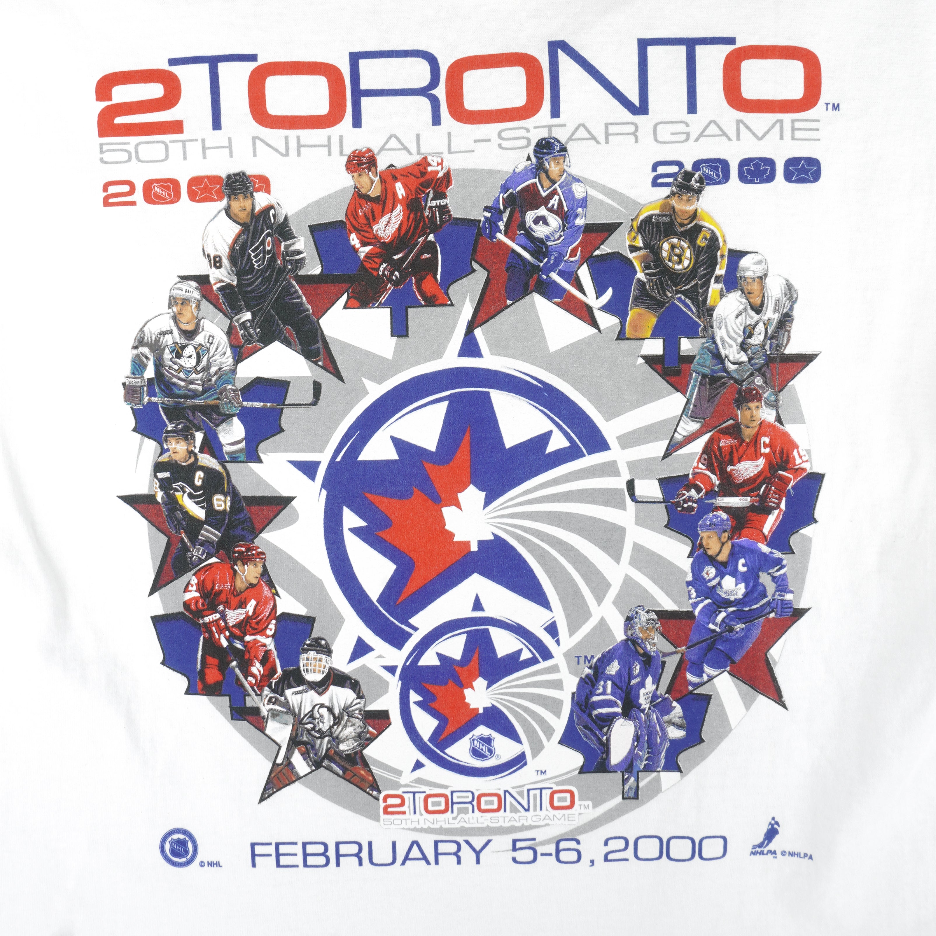NHL (Pro Player) - Toronto 50th NHL All-Star Game Deadstock T-Shirt 2000 Large Vintage Retro Hockey