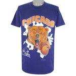 NFL (League Leader) - Chicago Bears Breakout T-Shirt 1995 Large Vintage Retro Football