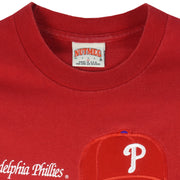 Vintage MLB (Nutmeg) - Philadelphia Phillies Embroidered T-Shirt 1990s Medium Baseball