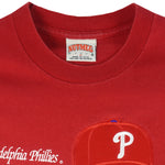 Vintage MLB (Nutmeg) - Philadelphia Phillies Embroidered T-Shirt 1990s Medium Baseball