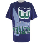 NHL (The Game) - Hartford Whalers Spell-Out T-Shirt 1990s X-Large Vintage Retro Hockey