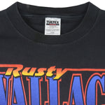 NASCAR (Tultex) - Rusty Wallace Miller Racing T-Shirt 1990s Large Vintage Retro