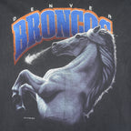 NFL (Salem) - Denver Broncos Big Logo T-Shirt 1993 X-Large Vintage Retro Football