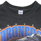 NFL (Salem) - Denver Broncos Big Logo T-Shirt 1993 X-Large Vintage Retro Football