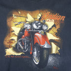 Harley Davidson (Tennessee River) - Indian motorcycle T-Shirt 1990s X-Large Vintage Retro