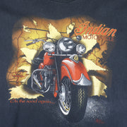 Harley Davidson (Tennessee River) - Indian motorcycle T-Shirt 1990s X-Large Vintage Retro