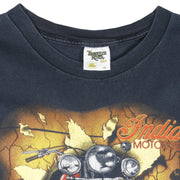 Harley Davidson (Tennessee River) - Indian motorcycle T-Shirt 1990s X-Large Vintage Retro