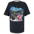 NFL (Nutmeg) - Buffalo Bills Big Logo T-Shirt 1993 X-Large Vintage Retro Football
