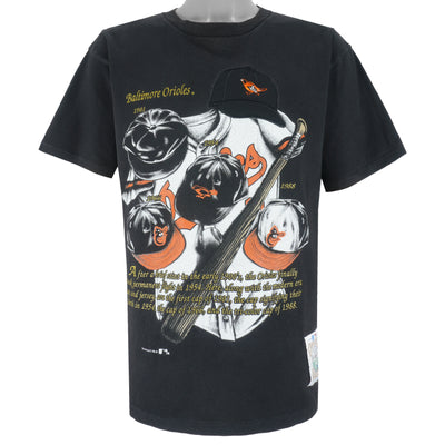 MLB (Nutmeg) - Baltimore Orioles Embroidered T-Shirt 1990s Large