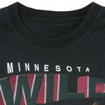 NHL - Minnesota Wild Big Logo T-Shirt 1990s X-Large Vintage Retro Hockey