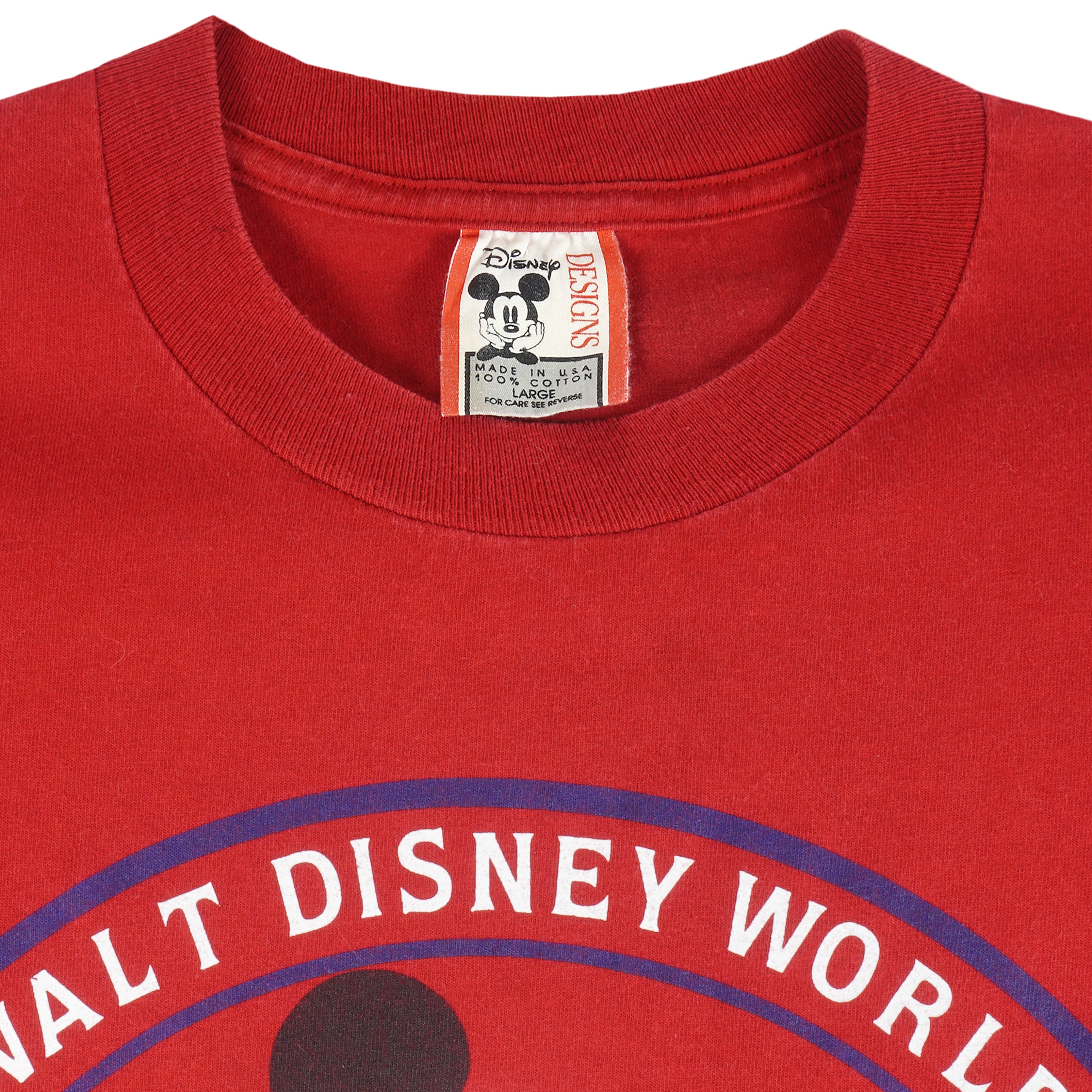 Disney - Walt Disney World EST. 1971 T-Shirt 1990s Large Vintage Retro