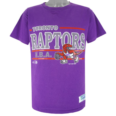 NBA (Discus Athletic) - Toronto Raptors Single Stitch T-Shirt 1994 Large