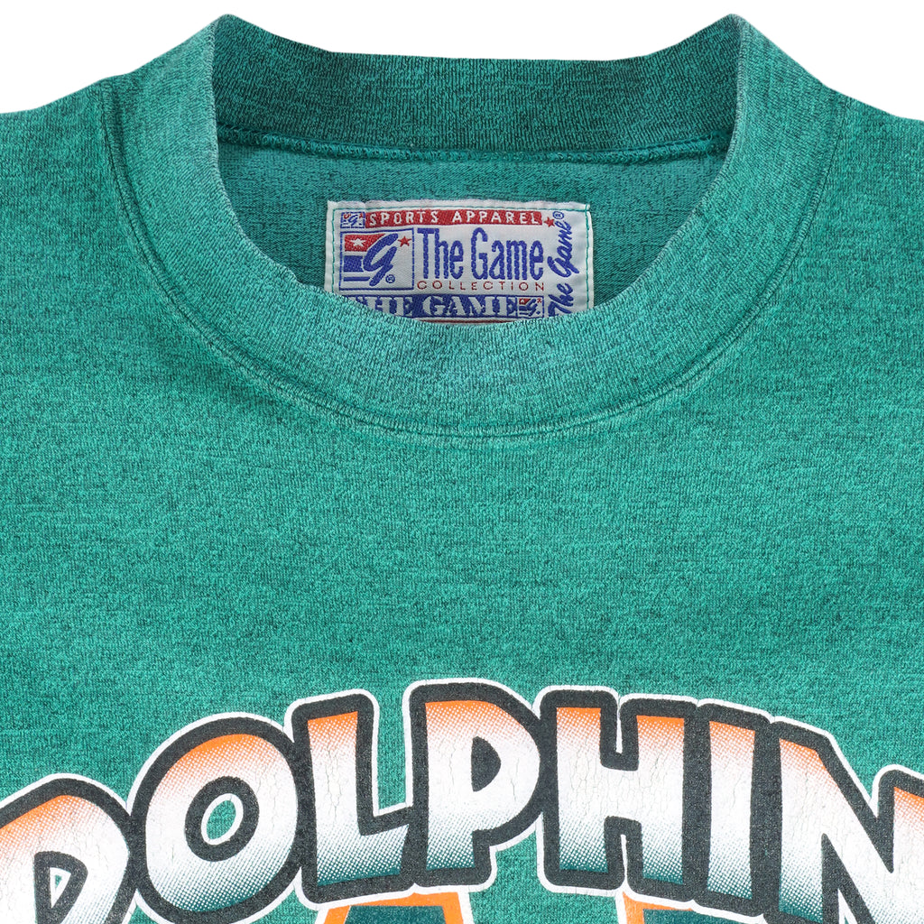 NFL (The Game) - Miami Dolphins T-Shirt 1990s Large Vintage Retro Football