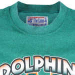 NFL (The Game) - Miami Dolphins T-Shirt 1990s Large Vintage Retro Football