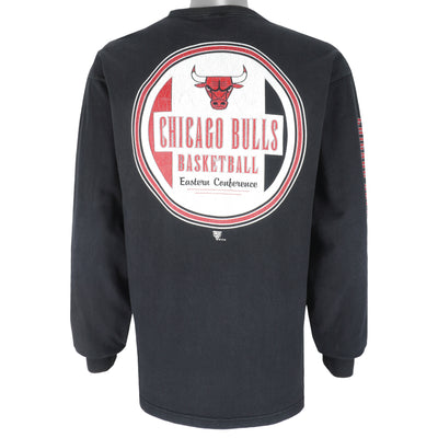 Starter - Black Chicago Bulls Crew Neck Sweatshirt 1990s