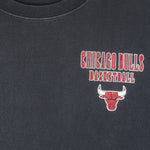 NBA - Black Chicago Bulls Crew Neck Sweatshirt 1990s Vintage Retro Basketball