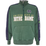 Champion - University Of Notre Dame Embroidered Sweatshirt 1990s Small
