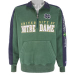 Champion - Notre Dame Fighting Irish Embroidered Sweatshirt 1990s Small Vintage Retro College