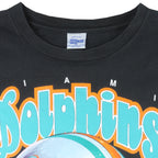 NFL (Salem) - Miami Dolphins Helmet T-Shirt 1992 X-Large Vintage Retro Football