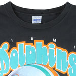 NFL (Salem) - Miami Dolphins Helmet T-Shirt 1992 X-Large Vintage Retro Football
