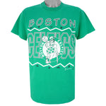 NBA (Hanes) - Green Boston Celtics T-Shirt 1990s Large