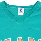 NFL (Logo 7) - Miami Dolphins Football Jersey 1990s Medium Vintage Retro Football