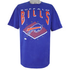 Starter - Blue Buffalo Bills Big Logo T-Shirt 1990s X-Large Vintage Retro  Football