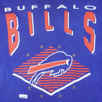 Starter - Blue Buffalo Bills Big Logo T-Shirt 1990s X-Large Vintage Retro  Football