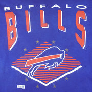 Starter - Blue Buffalo Bills Big Logo T-Shirt 1990s X-Large Vintage Retro  Football