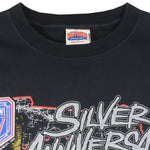 NFL - Tampa Bay Buccaneers Silver Anniversary T-Shirt 1989 Medium Vintage Retro Football