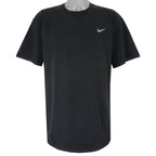 Nike - Black Made In USA Classic Embroidered T-Shirt 1990s X-Large Vintage Retro