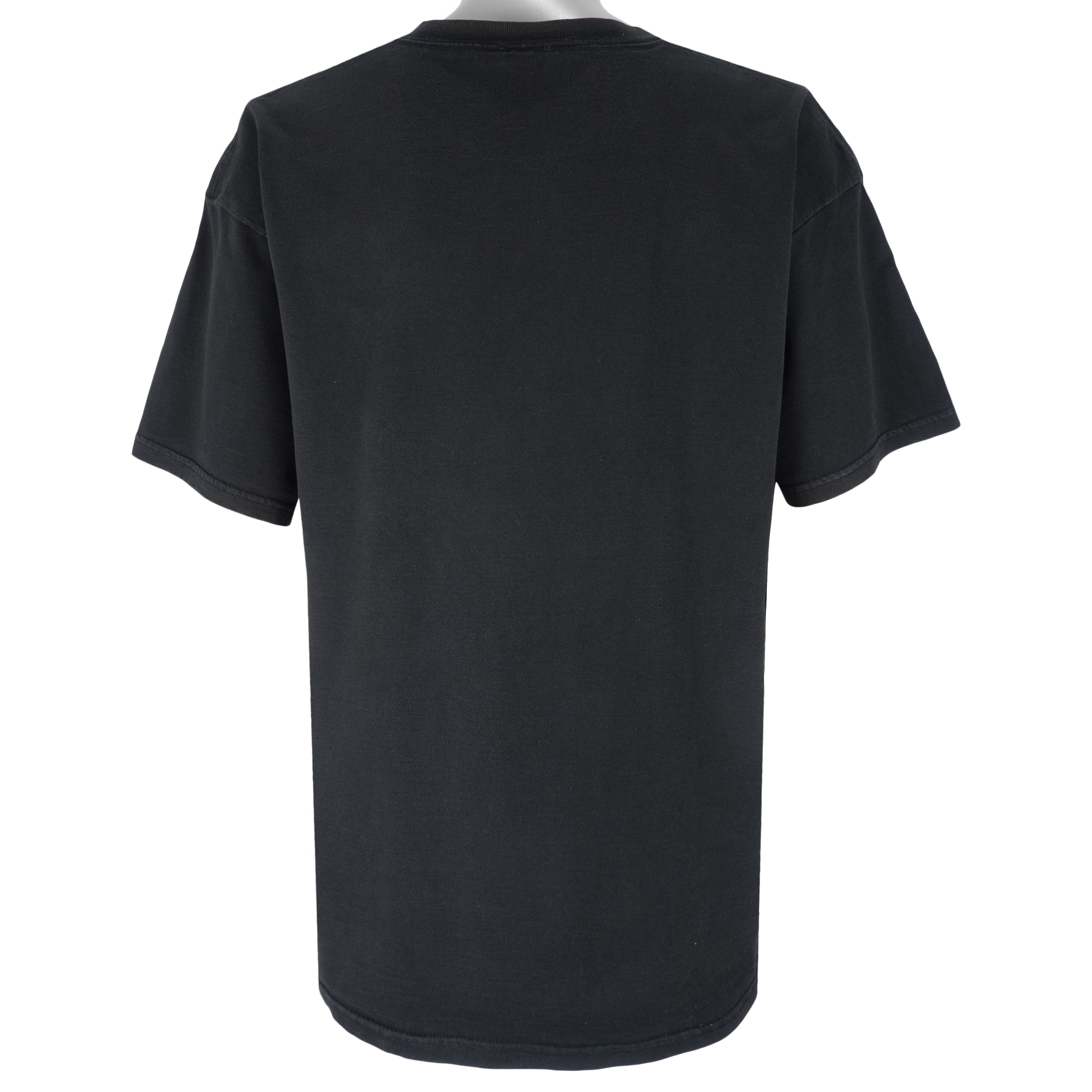 Nike - Black Made In USA Classic Embroidered T-Shirt 1990s X-Large Vintage Retro