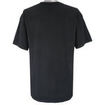 Nike - Black Made In USA Classic Embroidered T-Shirt 1990s X-Large Vintage Retro