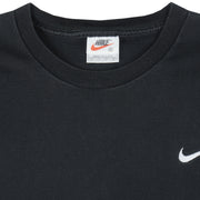 Nike - Black Made In USA Classic Embroidered T-Shirt 1990s X-Large Vintage Retro