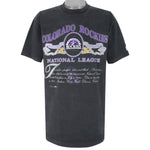 MLB (Nutmeg) - Colorado Rockies National League T-Shirt 1991 X-Large