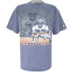 Starter - Denver Broncos Terrell Davis T-Shirt 1990s Large