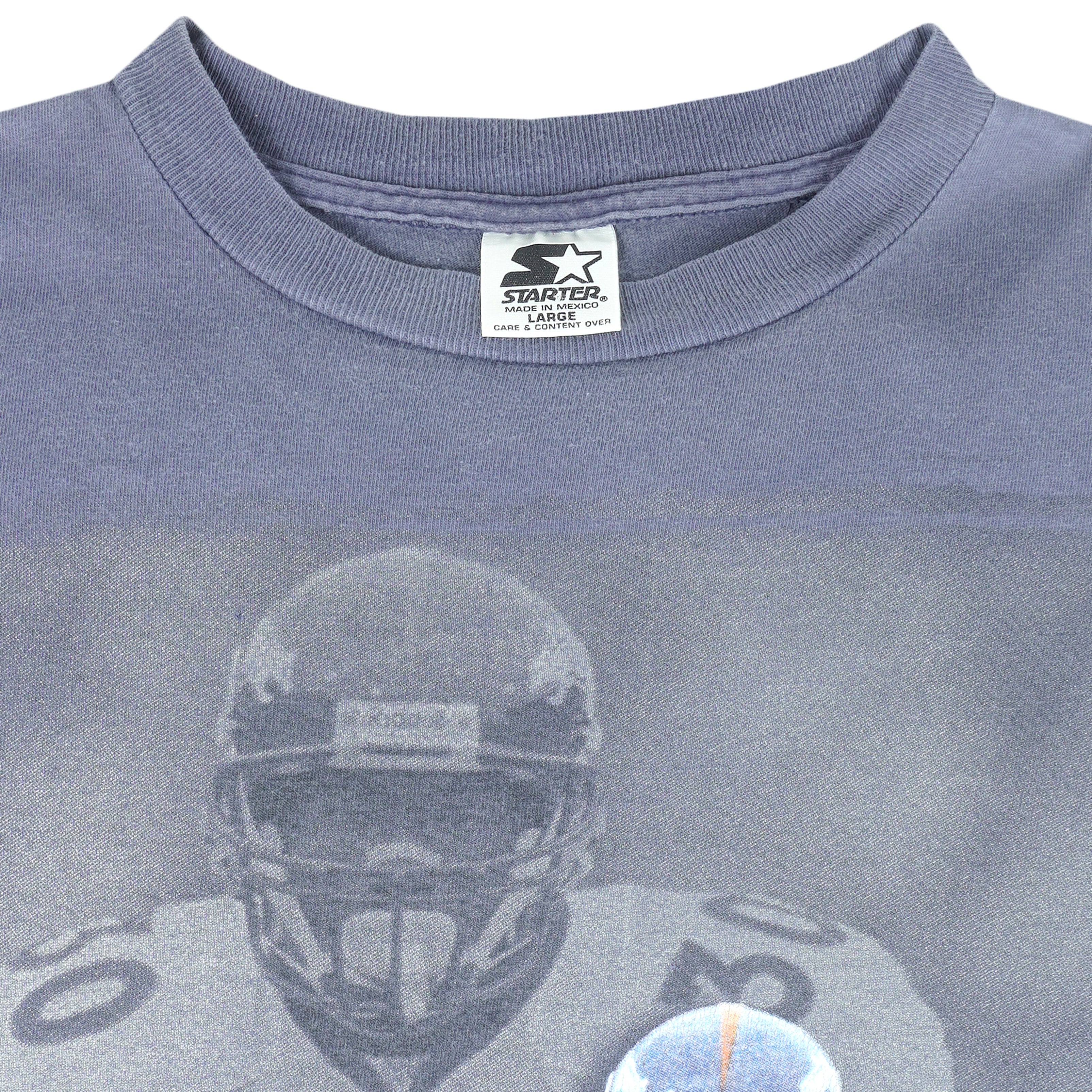 Starter - Denver Broncos Terrell Davis T-Shirt 1990s Large Vintage Retro Football