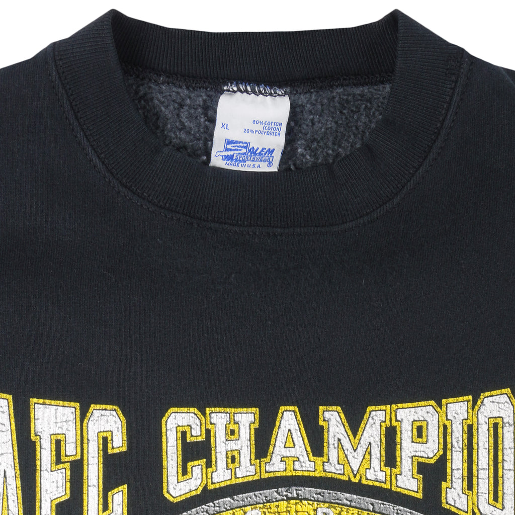 NFL (Salem) - Pittsburgh Steelers Crew Neck Sweatshirt 1995 X-Large Vintage Retro Football